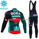 Tenue Maillot M/L + Collant à Bretelles Hiver Thermal Fleece Bora Hansgrohe 2023 Hommes