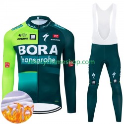 Tenue Maillot M/L + Collant à Bretelles Hiver Thermal Fleece Bora Hansgrohe 2024 Hommes N001