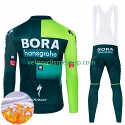 Tenue Maillot M/L + Collant à Bretelles Hiver Thermal Fleece Bora Hansgrohe 2024 Hommes N001