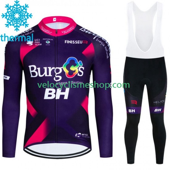 Tenue Maillot M/L + Collant à Bretelles Hiver Thermal Fleece Burgos Bh 2023 Hommes