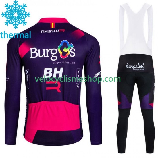 Tenue Maillot M/L + Collant à Bretelles Hiver Thermal Fleece Burgos Bh 2023 Hommes