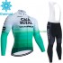 Tenue Maillot M/L + Collant à Bretelles Hiver Thermal Fleece Caja Rural Seguros Rga 2023 Hommes