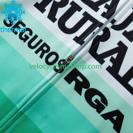 Tenue Maillot M/L + Collant à Bretelles Hiver Thermal Fleece Caja Rural Seguros Rga 2023 Hommes