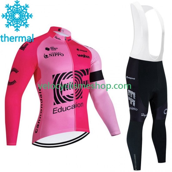 Tenue Maillot M/L + Collant à Bretelles Hiver Thermal Fleece Ef Education First 2023 Hommes