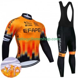 Tenue Maillot M/L + Collant à Bretelles Hiver Thermal Fleece Efapel 2024 Hommes
