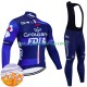 Tenue Maillot M/L + Collant à Bretelles Hiver Thermal Fleece Fdj Groupama 2024 Hommes