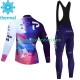 Tenue Maillot M/L + Collant à Bretelles Hiver Thermal Fleece Israel 2023 Hommes
