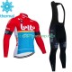Tenue Maillot M/L + Collant à Bretelles Hiver Thermal Fleece Lotto Dstny 2023 Hommes