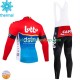 Tenue Maillot M/L + Collant à Bretelles Hiver Thermal Fleece Lotto Dstny 2024 Hommes