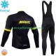 Tenue Maillot M/L + Collant à Bretelles Hiver Thermal Fleece Mavic 2024 Hommes