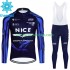 Tenue Maillot M/L + Collant à Bretelles Hiver Thermal Fleece Nice Metropole Cote D Azur 2023 Hommes