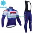 Tenue Maillot M/L + Collant à Bretelles Hiver Thermal Fleece Soudal Quickstep 2023 Hommes