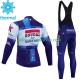 Tenue Maillot M/L + Collant à Bretelles Hiver Thermal Fleece Soudal Quickstep 2023 Hommes