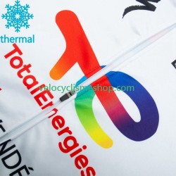 Tenue Maillot M/L + Collant à Bretelles Hiver Thermal Fleece Totalenergies 2023 Hommes