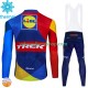 Tenue Maillot M/L + Collant à Bretelles Hiver Thermal Fleece Trek Lidl 2024 Hommes