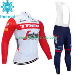 Tenue Maillot M/L + Collant à Bretelles Hiver Thermal Fleece Trek Segafredo 2023 Hommes N001