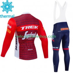 Tenue Maillot M/L + Collant à Bretelles Hiver Thermal Fleece Trek Segafredo 2023 Hommes N001