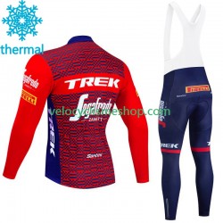 Tenue Maillot M/L + Collant à Bretelles Hiver Thermal Fleece Trek Segafredo 2023 Hommes N002