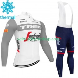 Tenue Maillot M/L + Collant à Bretelles Hiver Thermal Fleece Trek Segafredo 2023 Hommes N003