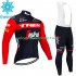 Tenue Maillot M/L + Collant à Bretelles Hiver Thermal Fleece Trek Segafredo 2023 Hommes