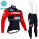 Tenue Maillot M/L + Collant à Bretelles Hiver Thermal Fleece Trek Segafredo 2023 Hommes
