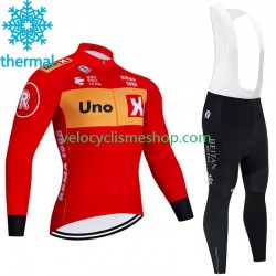 Tenue Maillot M/L + Collant à Bretelles Hiver Thermal Fleece Uno X 2023 Hommes