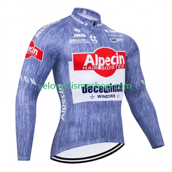 Maillot Cyclisme Manches Longues Alpecin Deceuninck 2024 Hommes