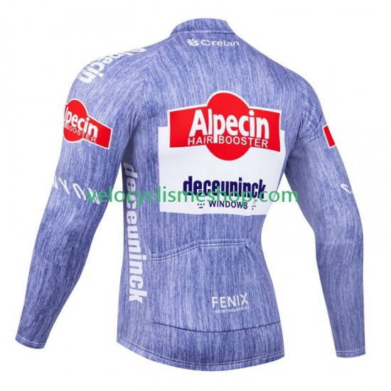 Maillot Cyclisme Manches Longues Alpecin Deceuninck 2024 Hommes