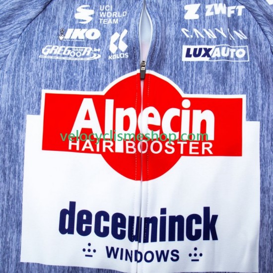 Maillot Cyclisme Manches Longues Alpecin Deceuninck 2024 Hommes