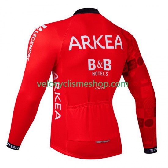 Maillot Cyclisme Manches Longues Arkea Bb Hotels Excalibur 2024 Hommes