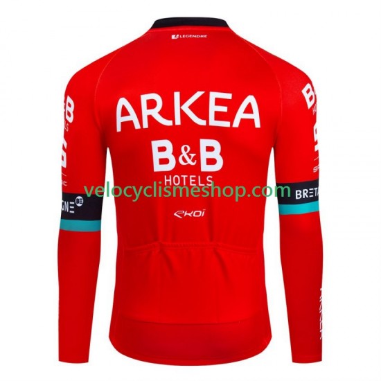 Maillot Cyclisme Manches Longues Arkea Bb Hotels 2024 Hommes