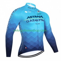 Maillot Cyclisme Manches Longues Astana Qazaqstan 2023 Hommes
