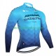 Maillot Cyclisme Manches Longues Astana Qazaqstan 2023 Hommes