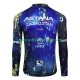 Maillot Cyclisme Manches Longues Astana Qazaqstan 2024 Hommes