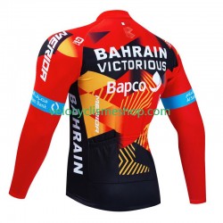Maillot Cyclisme Manches Longues Bahrain Victorious 2023 Hommes