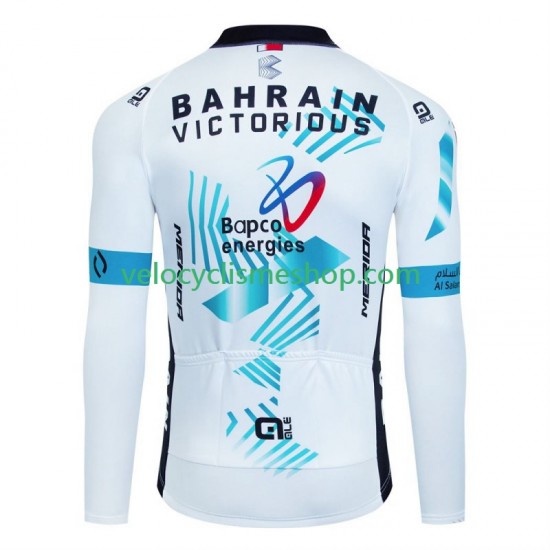 Maillot Cyclisme Manches Longues Bahrain Victorious 2024 Hommes