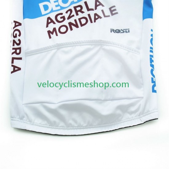 Maillot Cyclisme Manches Longues Decathlon Ag2R 2024 Hommes