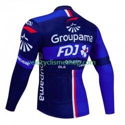 Maillot Cyclisme Manches Longues Fdj Groupama 2023 Hommes