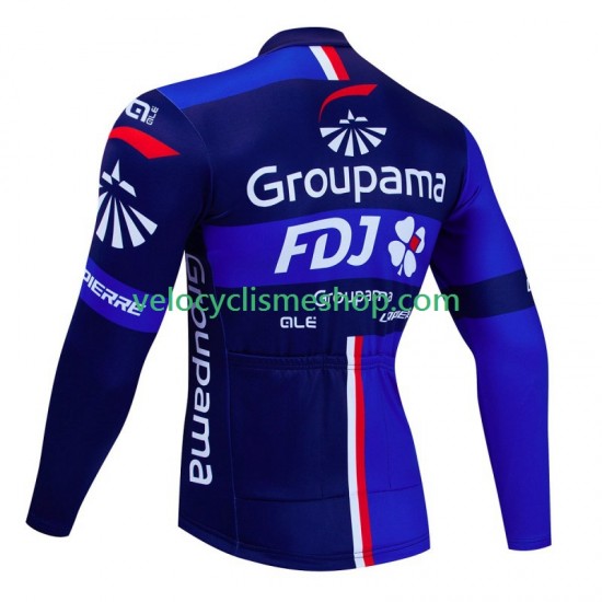 Maillot Cyclisme Manches Longues Fdj Groupama 2023 Hommes
