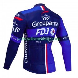 Maillot Cyclisme Manches Longues Fdj Groupama 2024 Hommes