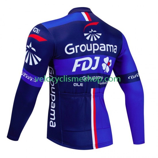 Maillot Cyclisme Manches Longues Fdj Groupama 2024 Hommes