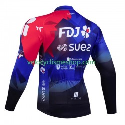 Maillot Cyclisme Manches Longues Fdj Suez 2024 Hommes