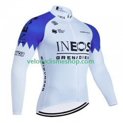 Maillot Cyclisme Manches Longues Ineos Grenadier 2023 Hommes N001