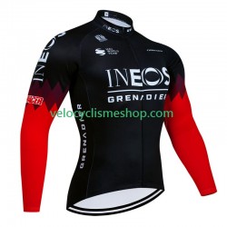 Maillot Cyclisme Manches Longues Ineos Grenadier 2023 Hommes N002