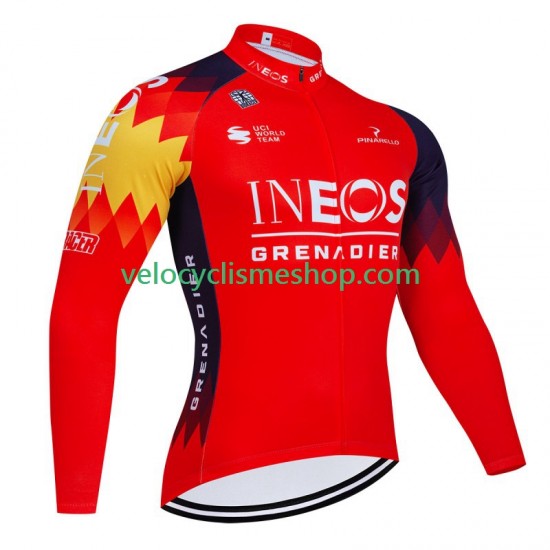 Maillot Cyclisme Manches Longues Ineos Grenadier 2023 Hommes