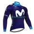 Maillot Cyclisme Manches Longues Movistar 2023 Hommes