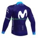 Maillot Cyclisme Manches Longues Movistar 2023 Hommes