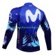 Maillot Cyclisme Manches Longues Movistar 2024 Hommes