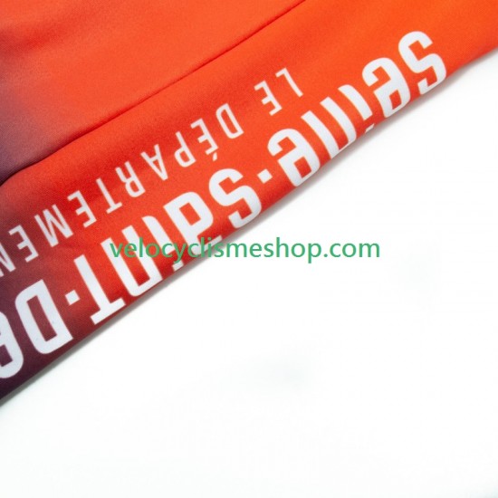 Maillot Cyclisme Manches Longues Saint Michel Auber 93 2023 Hommes