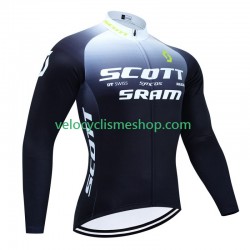 Maillot Cyclisme Manches Longues Scott Sram 2023 Hommes